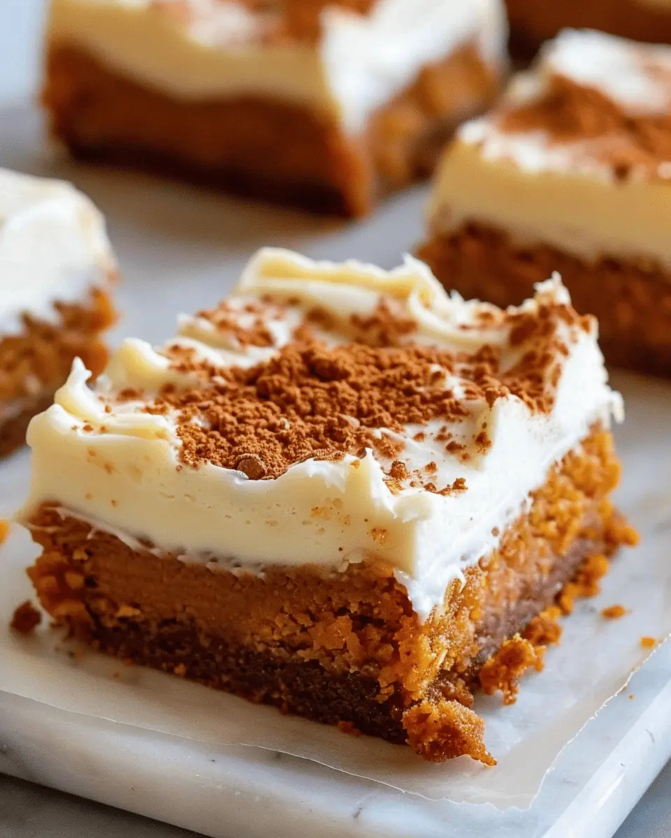 Pumpkin Bars with Cream Cheese Frosting: The Best Fall Treat