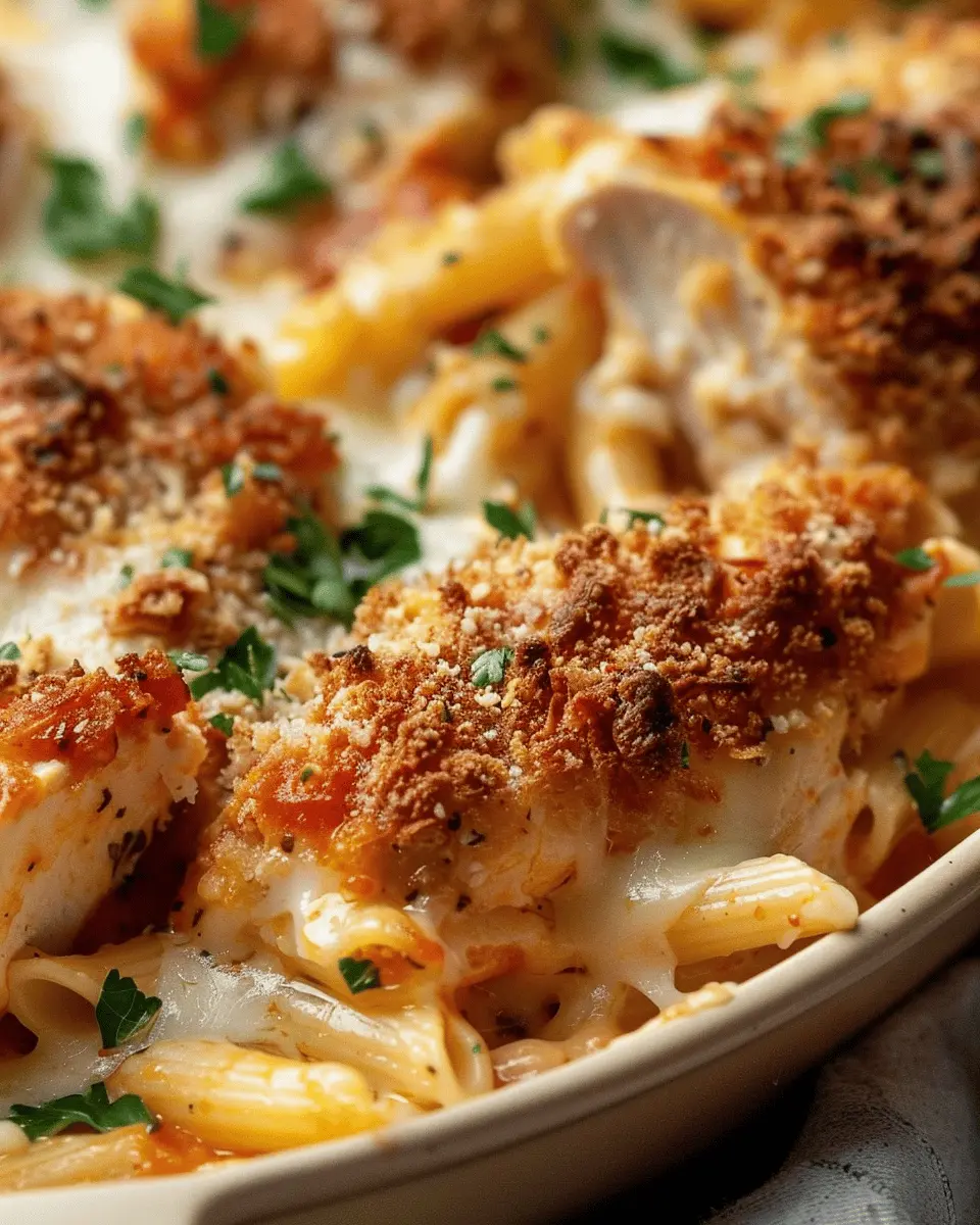 Dump-and-Bake Chicken Parmesan Casserole: Easy Family Comfort Meal
