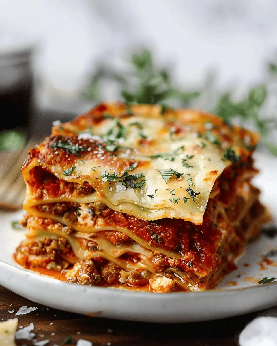 Christmas Eve Lasagna: Indulgent Recipe with Turkey Bacon and Chicken Ham