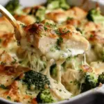 Chicken and Broccoli Alfredo Bake