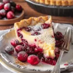 Cranberry Custard Pie