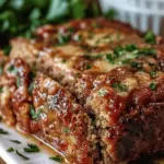 Juicy Garlic Parmesan Chicken Meatloaf