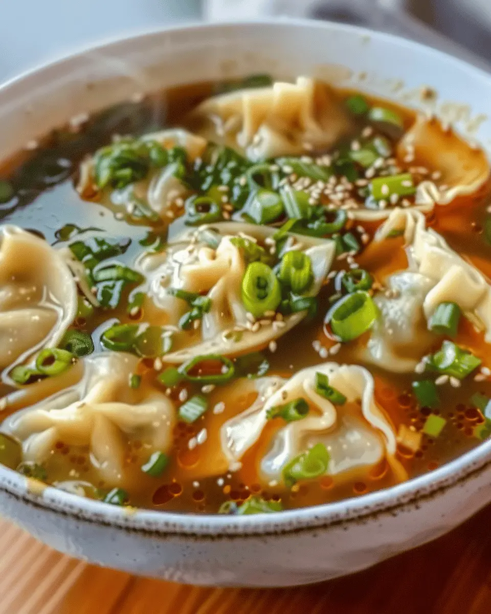 Potsticker Soup: The Best Comforting Bowl You’ve Been Craving