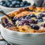 Blueberry Cottage Cheese Breakfast Bake