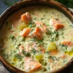 Creamy Dill Salmon Soup