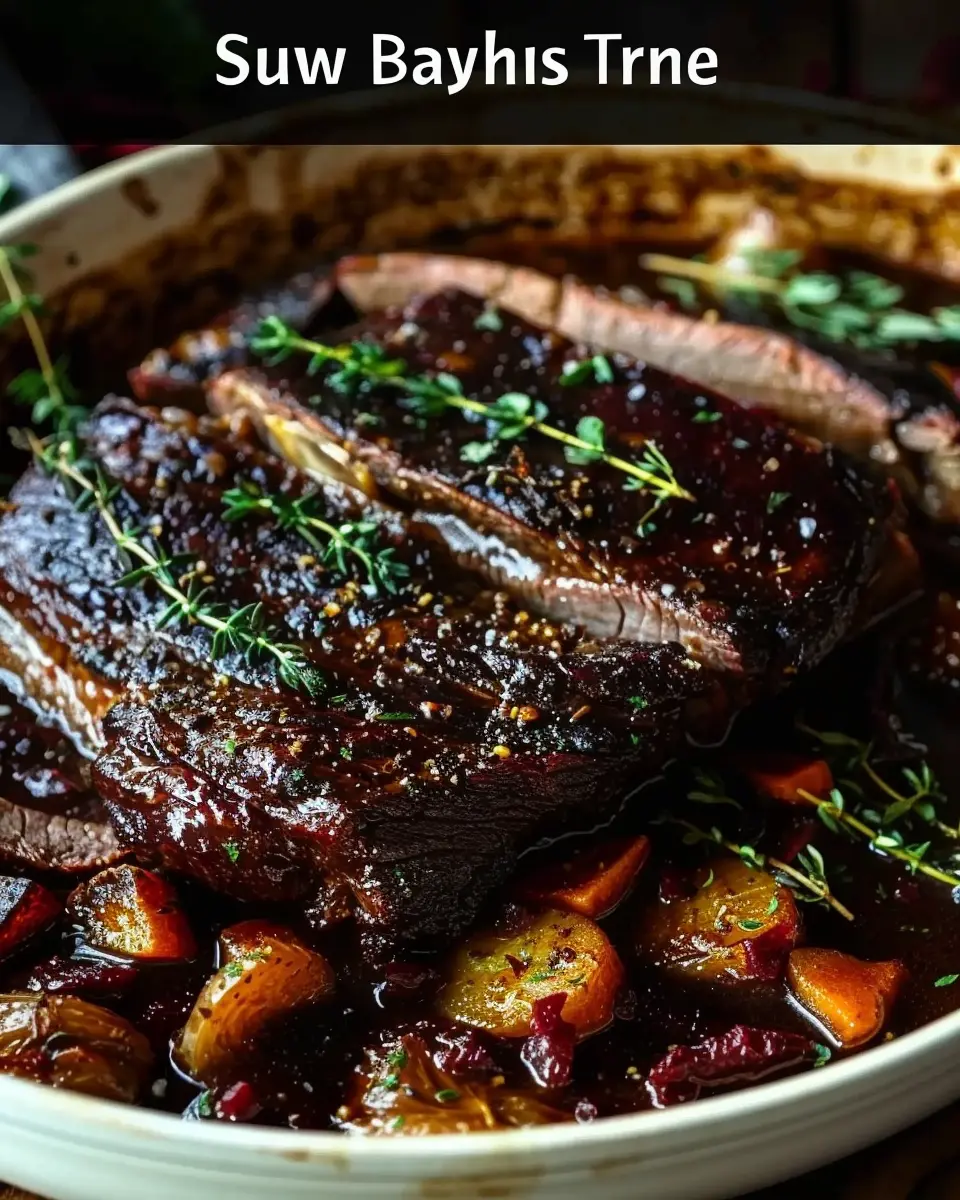 Slow-Braised Beef Roast: Indulgent Comfort Food for Every Home Chef