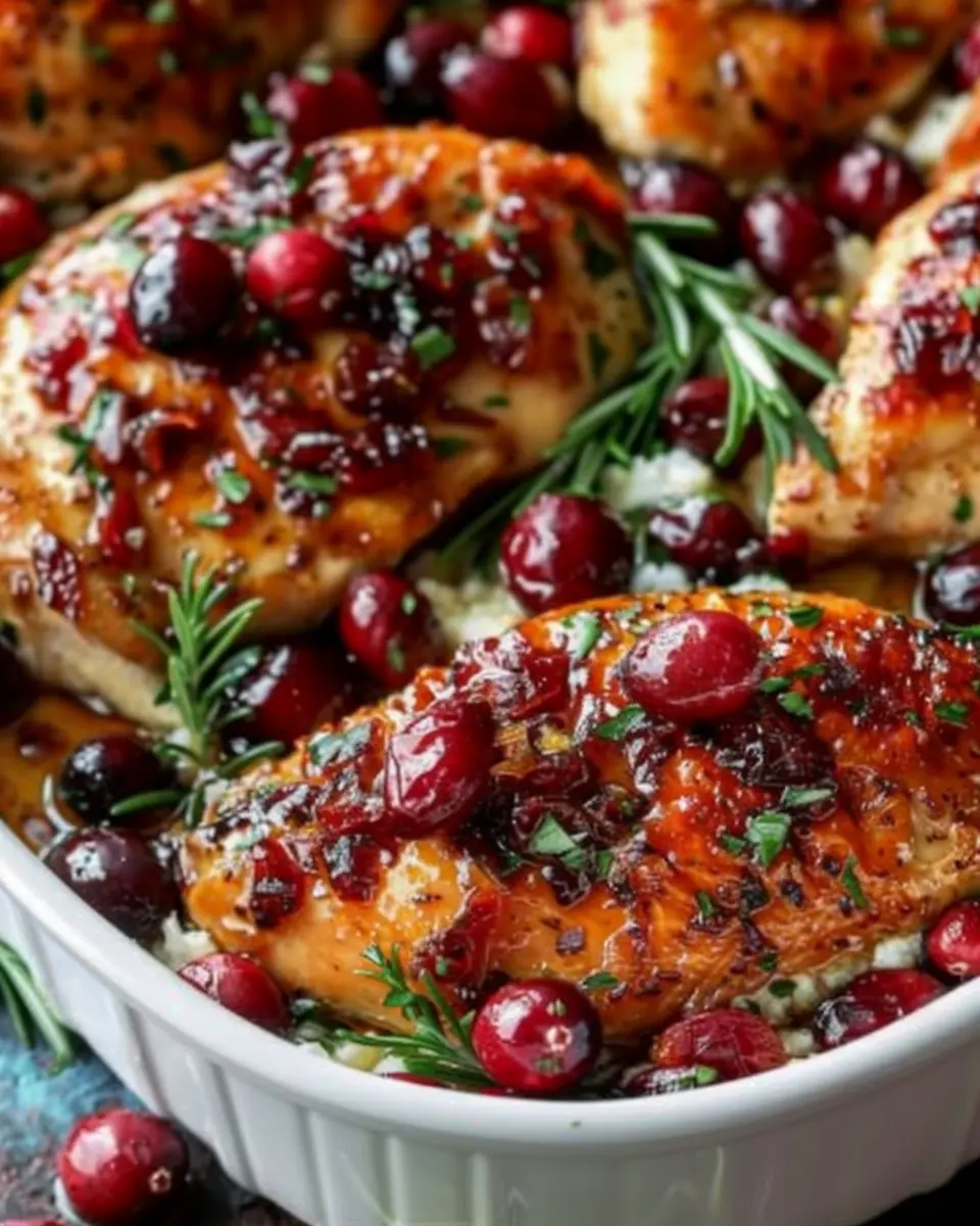 Honey Cranberry Chicken Bake: Easy and Flavorful Comfort Dish