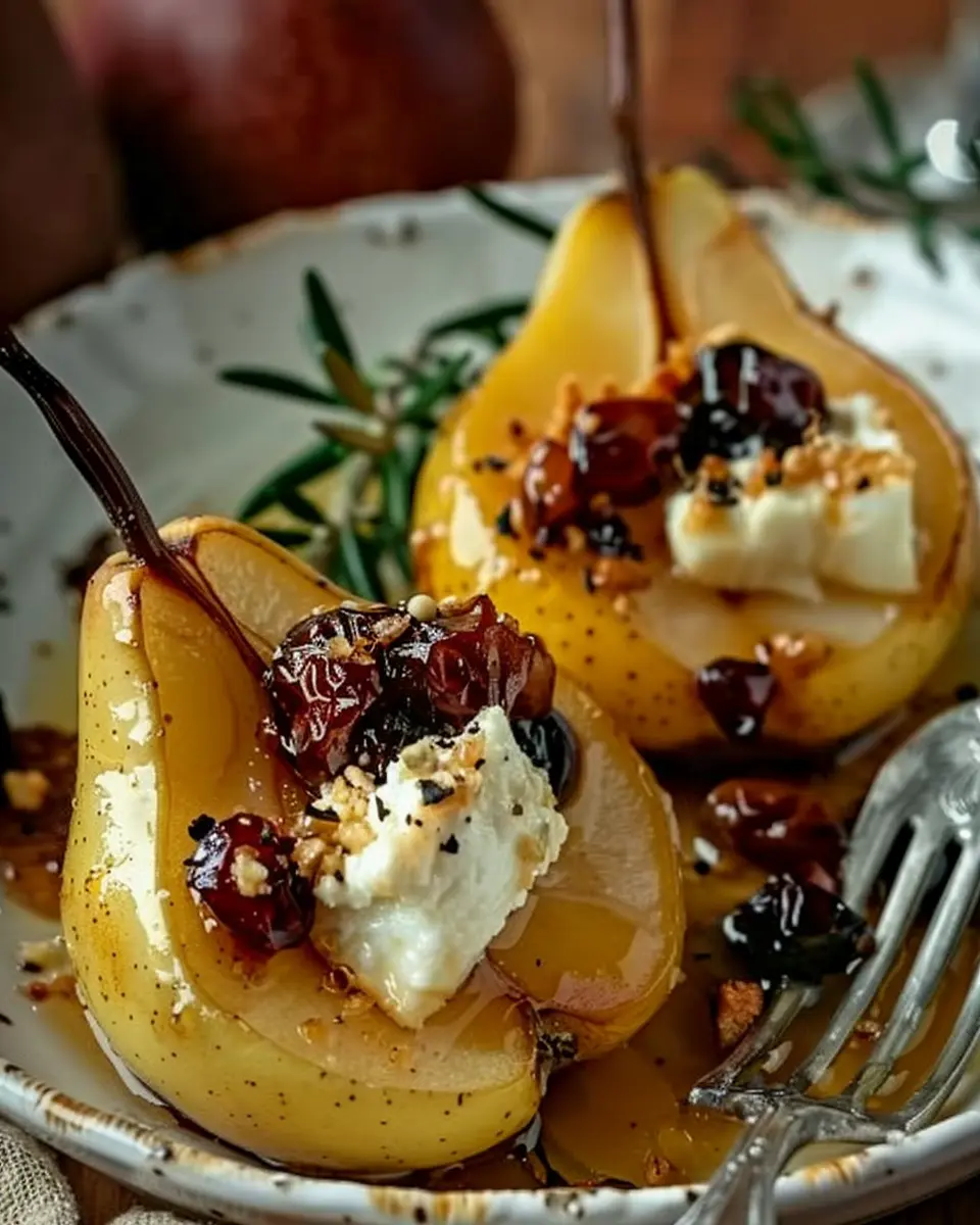 Baked Pears with Goat Cheese: A Delicious Twist on Dessert
