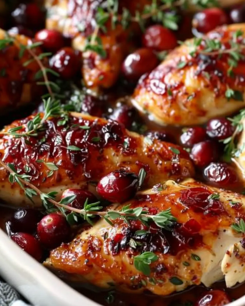 Honey Cranberry Chicken Bake: Easy Comfort Food Delight