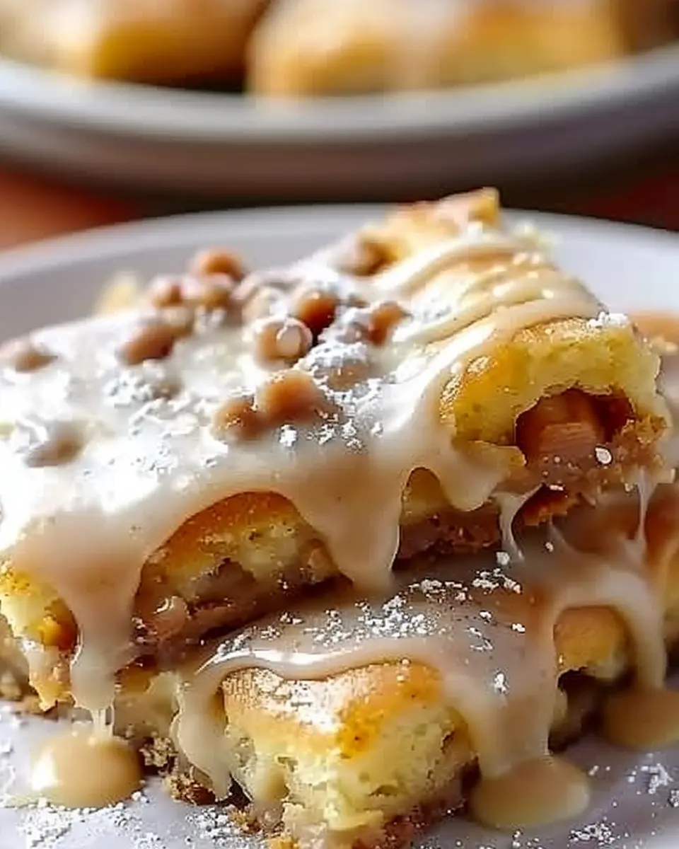 Indulge in Soft Baked Maple Donut Bars for a Sweet Treat