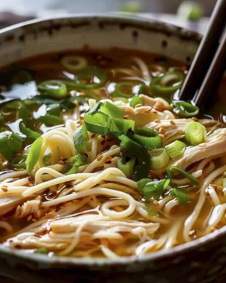 Aromatic Ginger Scallion Chicken Noodle Soup You’ll Love to Make