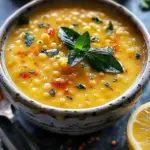 Lebanese Lemon Lentil Soup