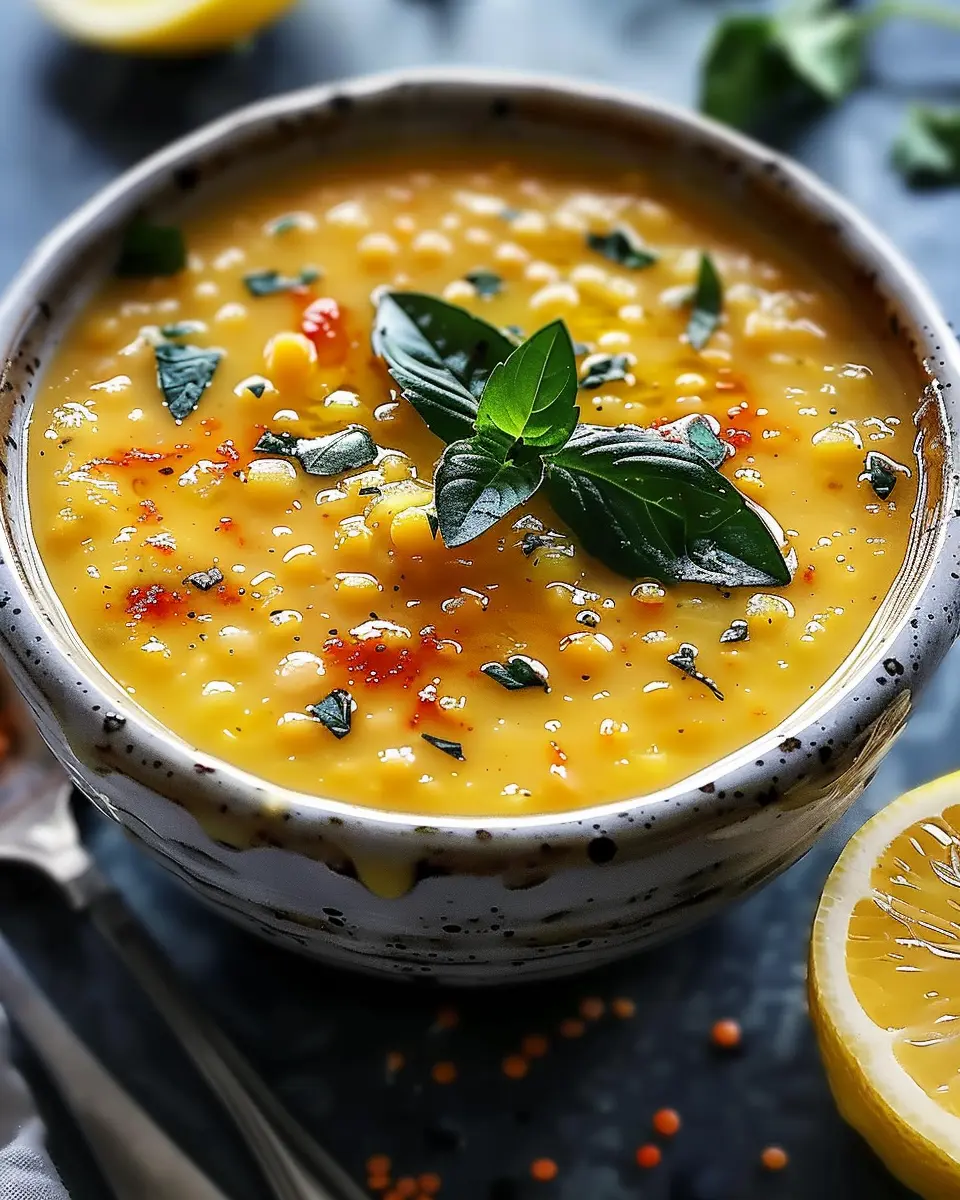 Lebanese Lemon Lentil Soup: The Best Cozy Comfort Recipe
