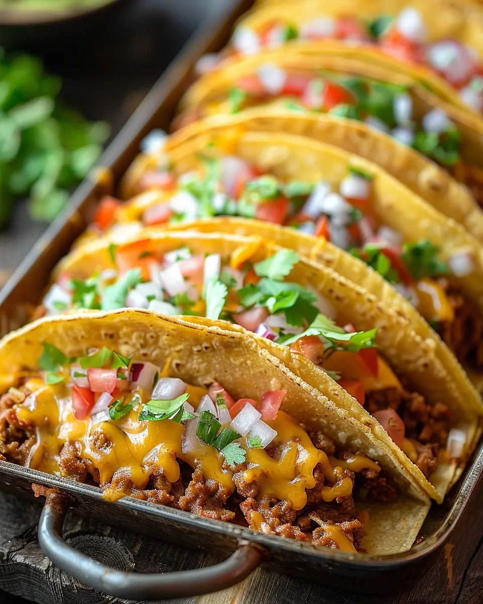 Oven-Baked Cheesy Tacos: The Best Turkey Bacon Delight at Home