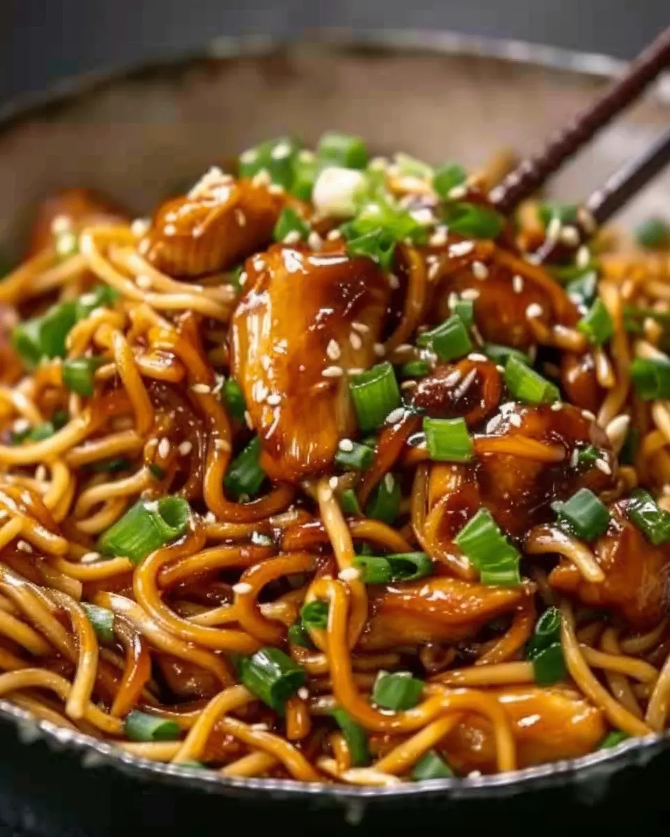 Sticky Garlic Chicken Noodles: Easy, Indulgent Comfort Food