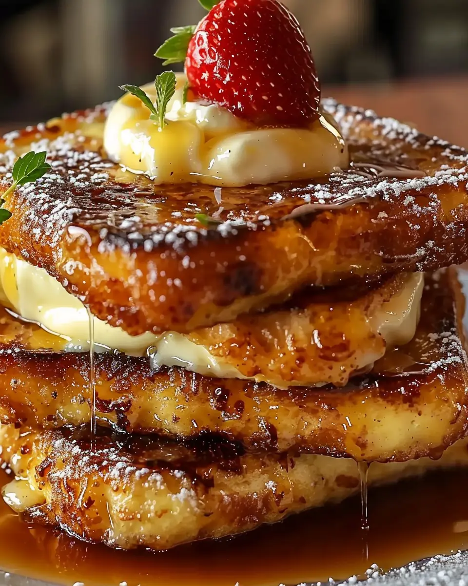 Crème Brûlée French Toast: An Indulgent Treat with Turkey Bacon