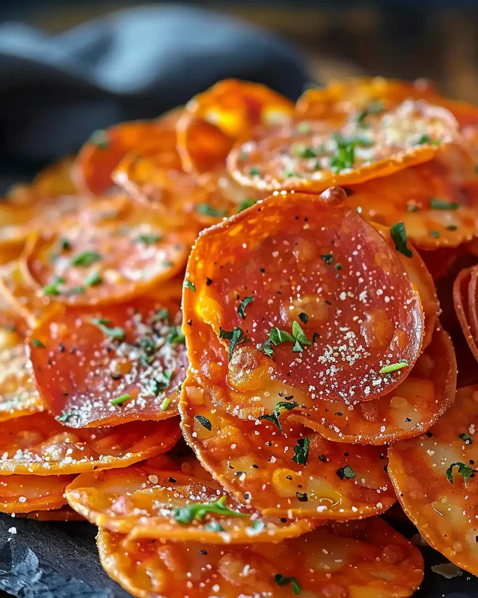 Pepperoni Cheese Crisps: Easy Snack for the Homemade Foodie