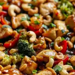 Sheet Pan Cashew Chicken