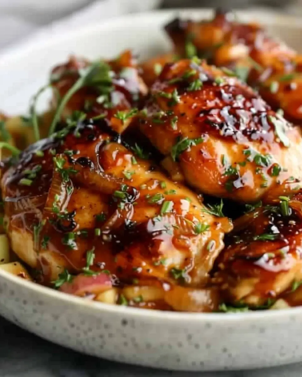 Sticky Apple Cider Chicken: Juicy Recipe for Cozy Nights
