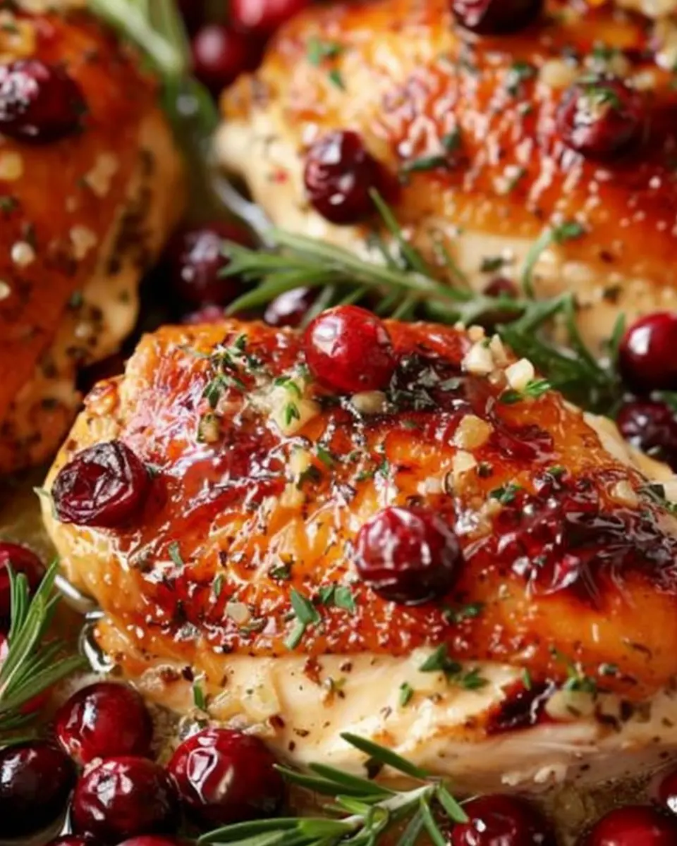 Honey Cranberry Chicken Bake: Easy Comfort Food Delight at Home