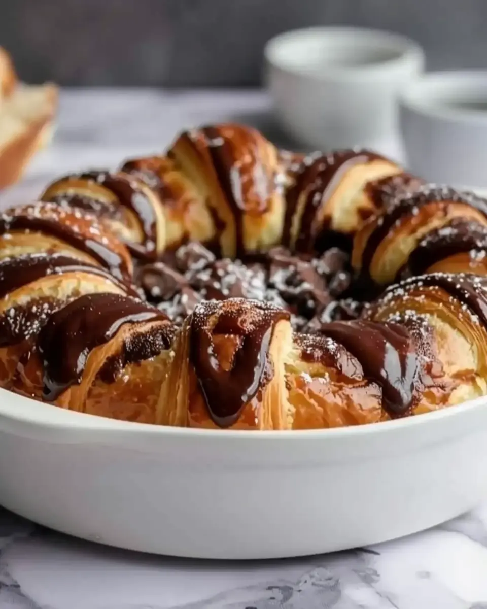 Chocolate Croissant Breakfast Bake: Indulgent Easy Recipe for All