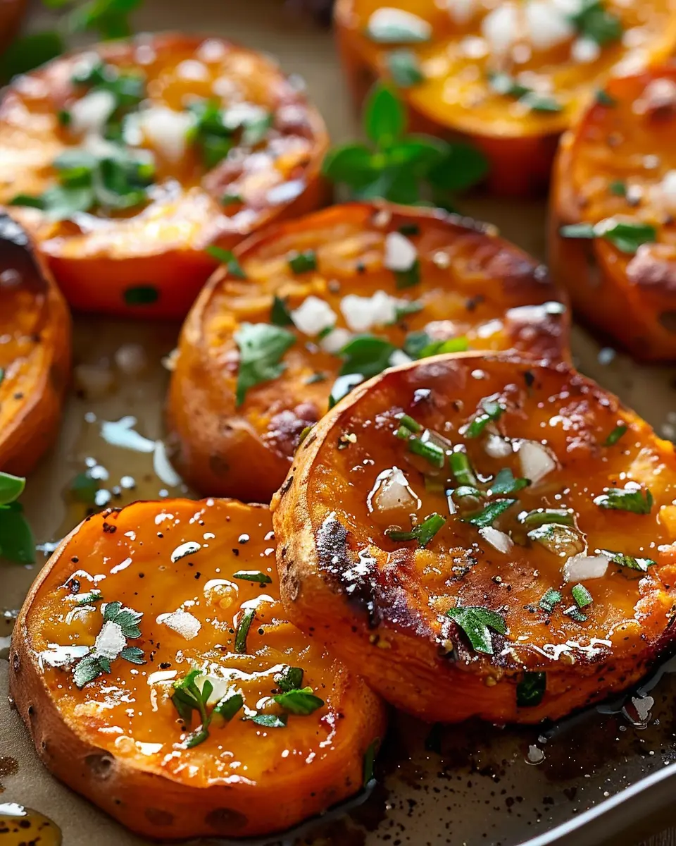 Roasted Sweet Potato Rounds: Easy Turkey Bacon Appetizer Delight