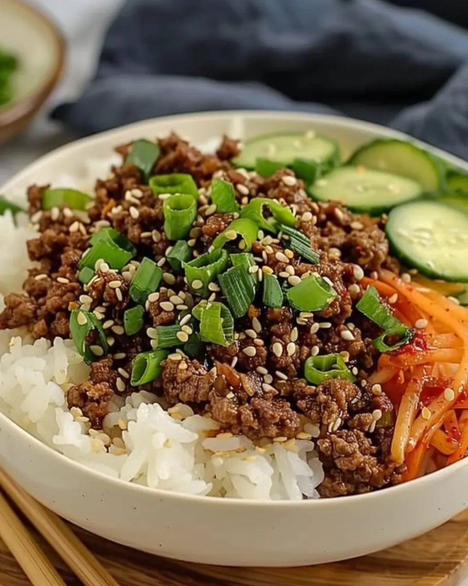 Korean Ground Beef Bowl: Easy Comfort Food for Everyone