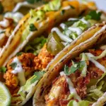 Dill Pickle Ranch Smash Chicken Tacos