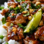 Ginger Lime Pork with Coconut Rice