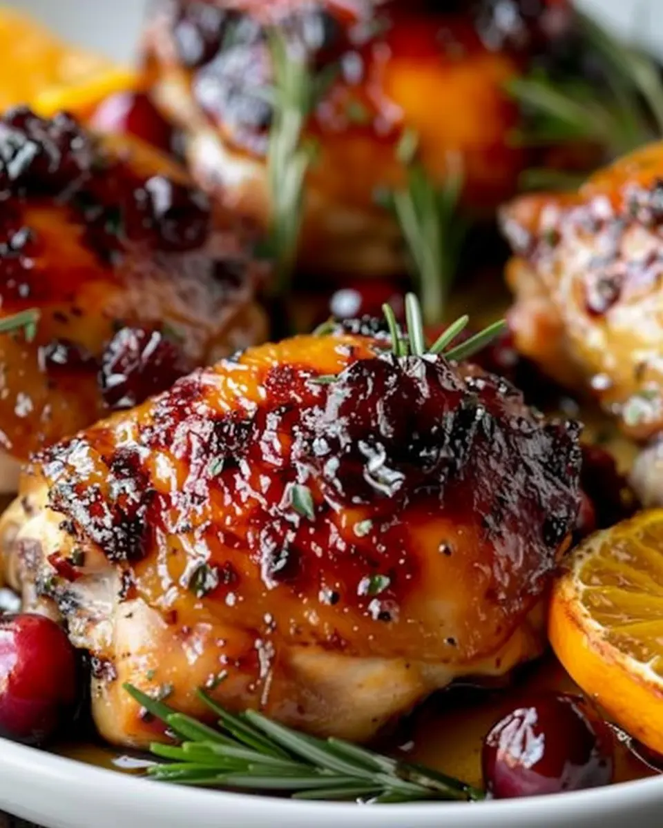 Baked Orange Cranberry Chicken Thighs – Juicy Flavor You’ll Love