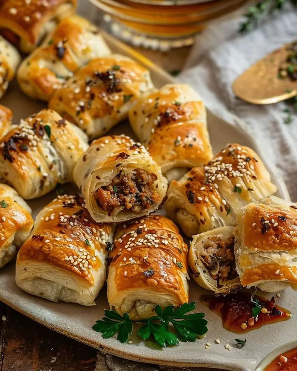 Sausage Rolls: Easy Beef Rolls with Turkey Bacon Twist