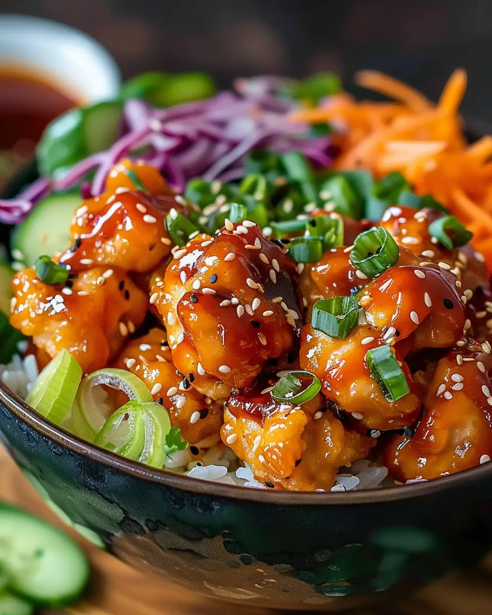 Bang Bang Chicken Bowl: Easy Recipe with Turkey Bacon Twist