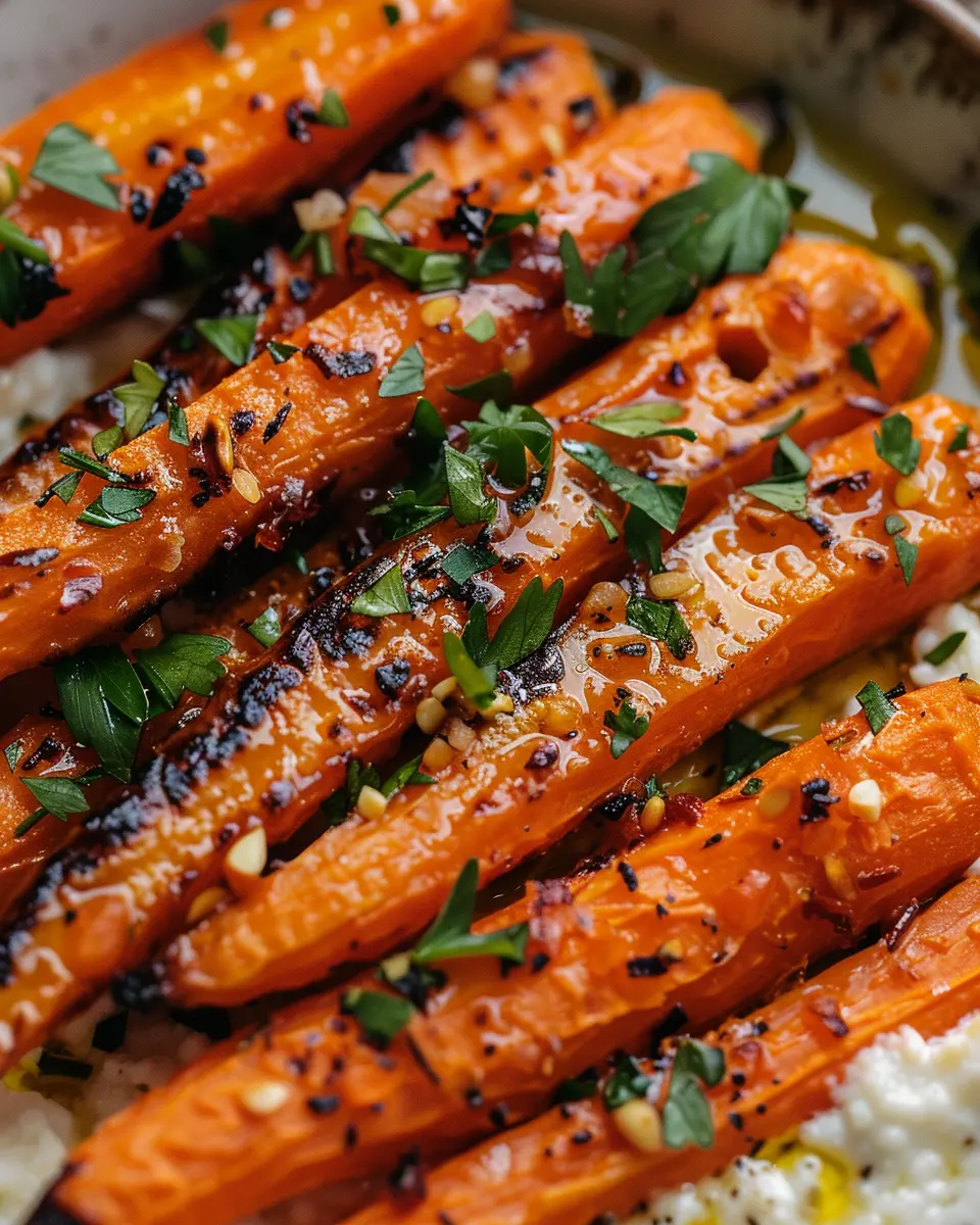 Roasted Carrots Made Irresistible with Turkey Bacon and Herbs