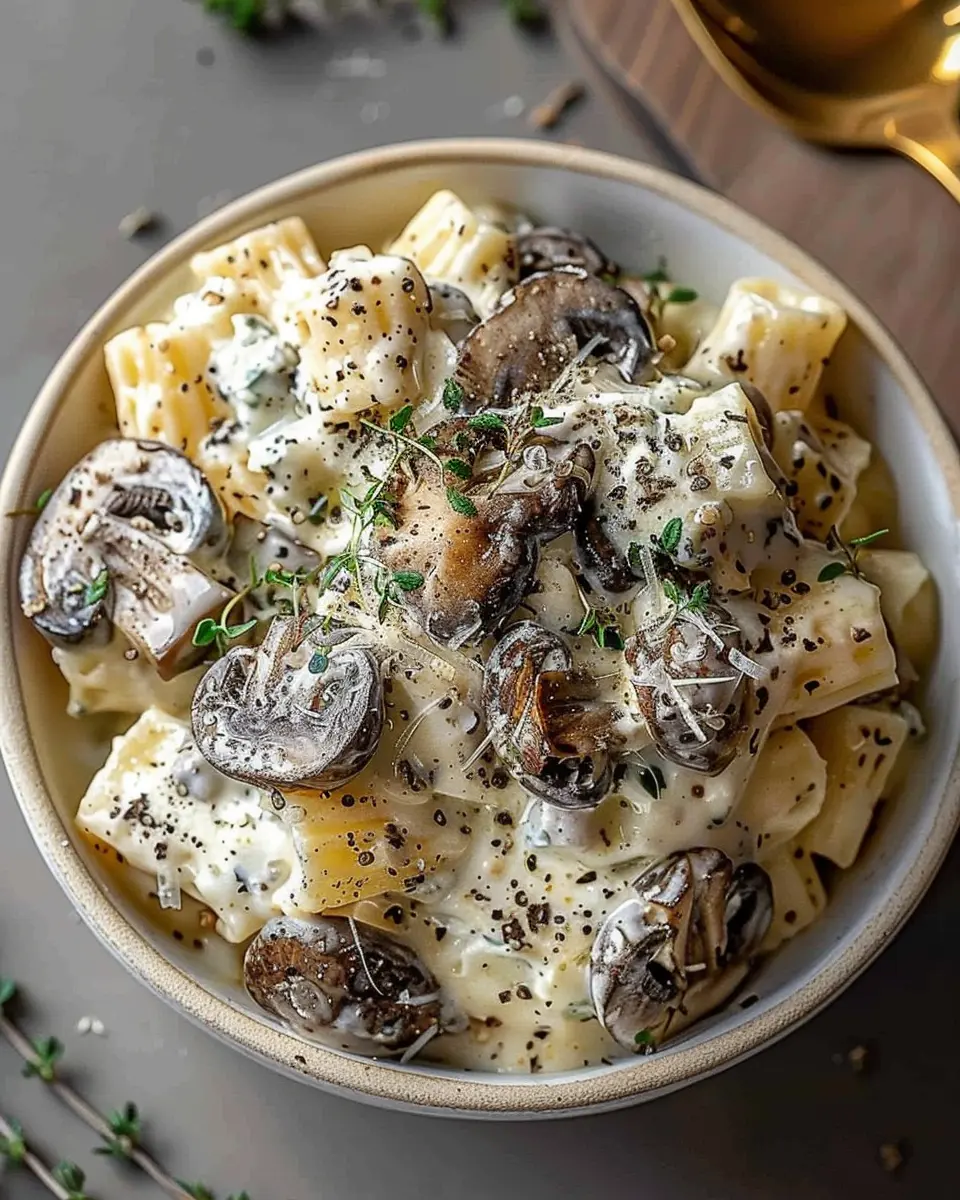 Gorgonzola Truffle Cream Mushrooms: An Indulgent Comfort Dish