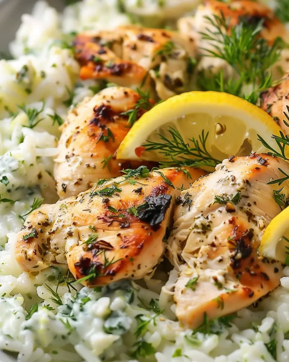 Dump-and-Bake Chicken Tzatziki Rice: Easy, Flavorful Comfort Food