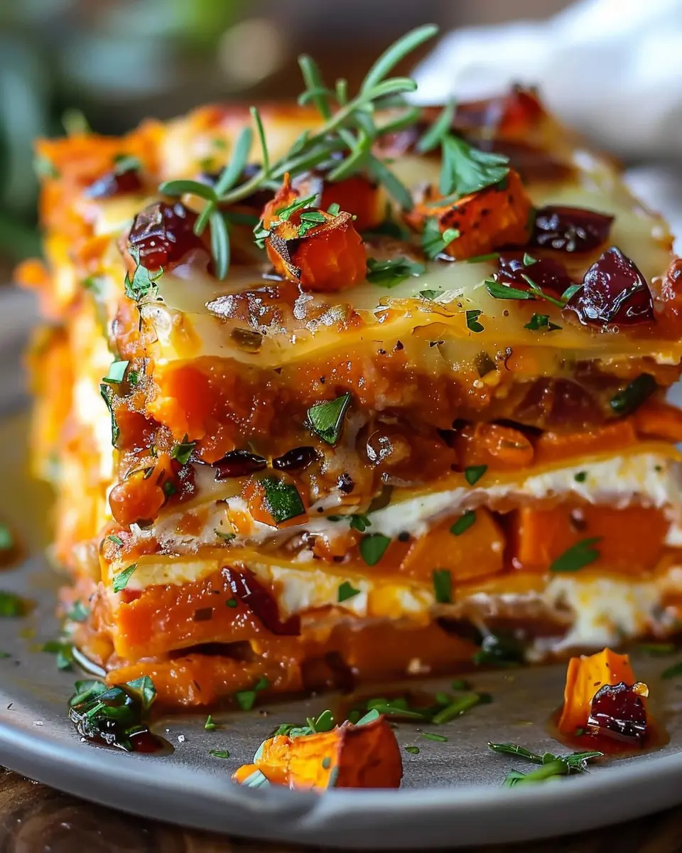 Layered Sweet Potato Butternut Squash Carrot Lasagna Recipe: Best Comfort Dish for Cozy Nights