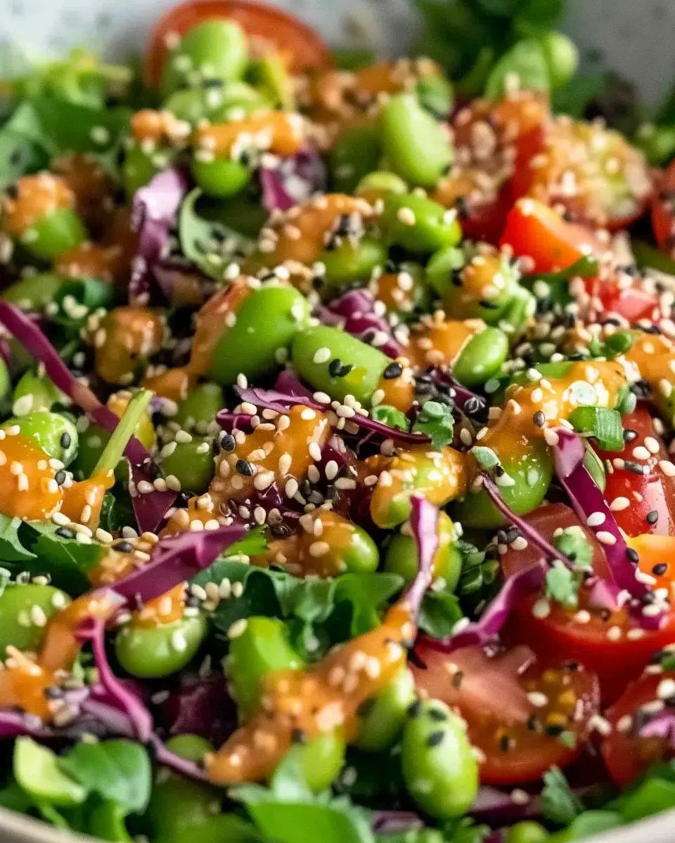 Crunchy Asian Edamame Salad: A Fresh and Flavorful Twist