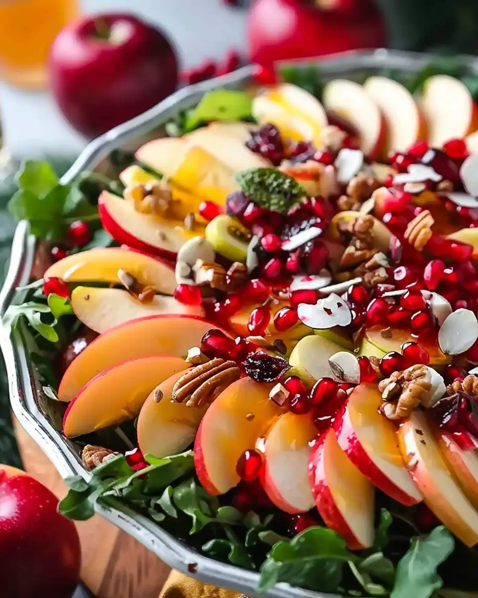 Sweet Christmas Apple Salad: A Festive and Refreshing Delight