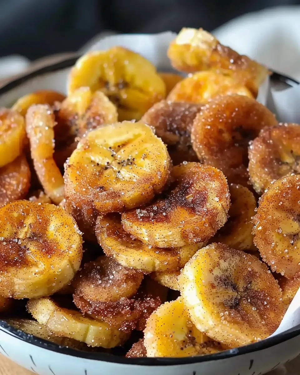 Cinnamon-Sugar Air Fryer Banana Chips: Easy, Crunchy Delight