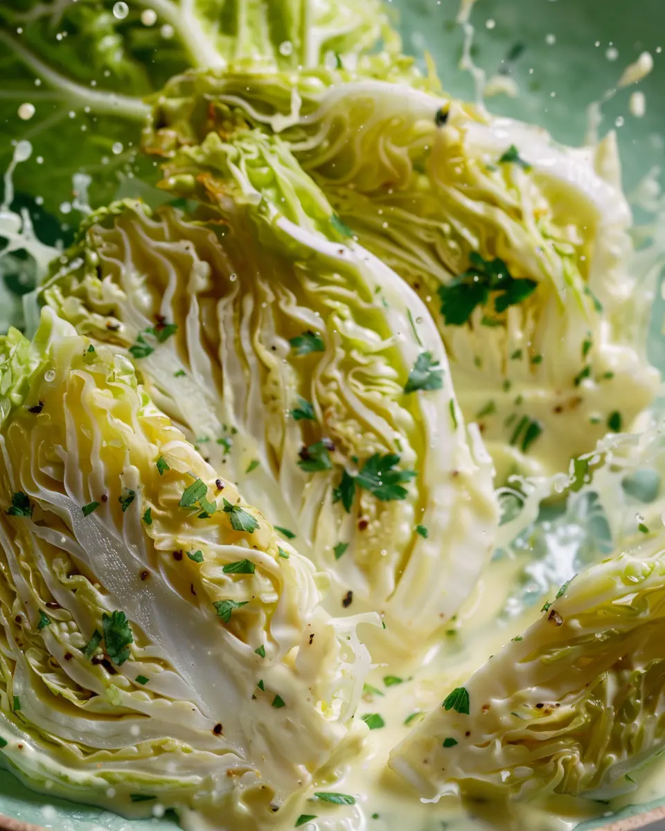 Melted Cabbage Delight: Easy Recipe with Turkey Bacon and Chicken Ham