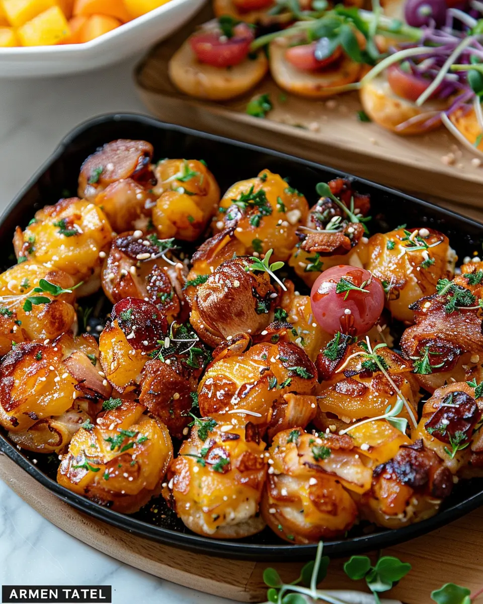 Iowa Party Bites: Easy Turkey Bacon and Chicken Ham Treasures