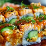 Spicy Salmon Sushi Bake