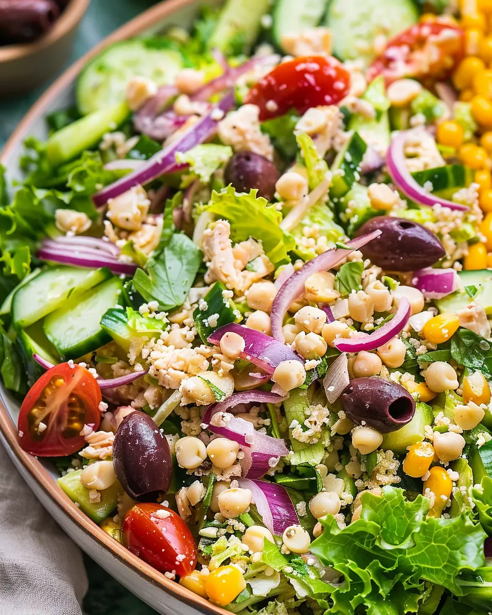 High Protein Jennifer Aniston Salad: Easy, Healthy, and Delicious