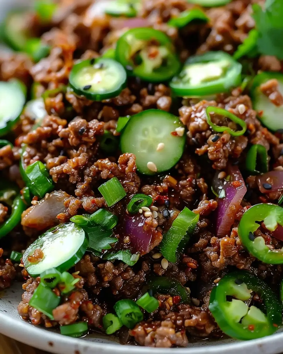 Spicy Korean Ground Beef: Easy Weeknight Delight Recipe