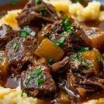 Hearty Comfort Slow Cooker Beef Manhattan
