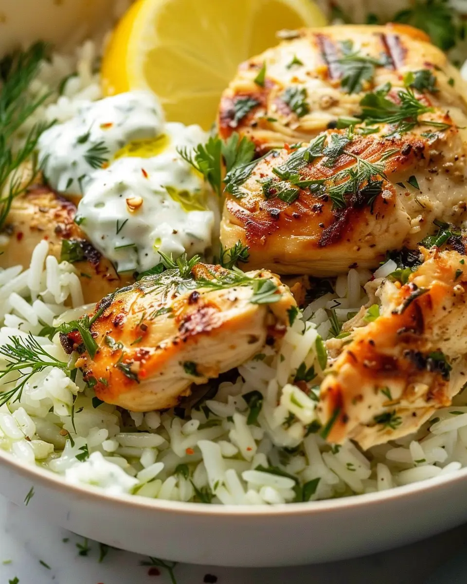 Dump-and-Bake Chicken Tzatziki Rice: Easy Weeknight Comfort Meal