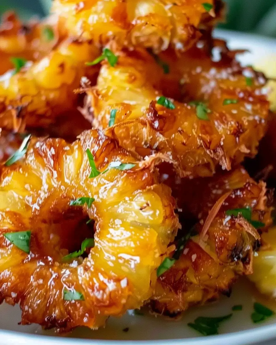 Rum-Soaked Fried Pineapple: An Indulgent Tropical Treat