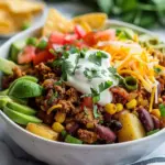 Loaded Potato Taco Bowl