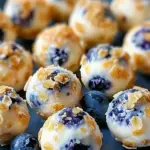 Lemon Blueberry Cottage Cheese Protein Bites
