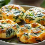 Irresistibly Easy Spinach Cottage Cheese Flagels